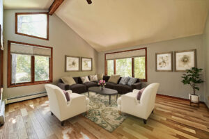 Image of living room in a ranch style home in Salem, NH.